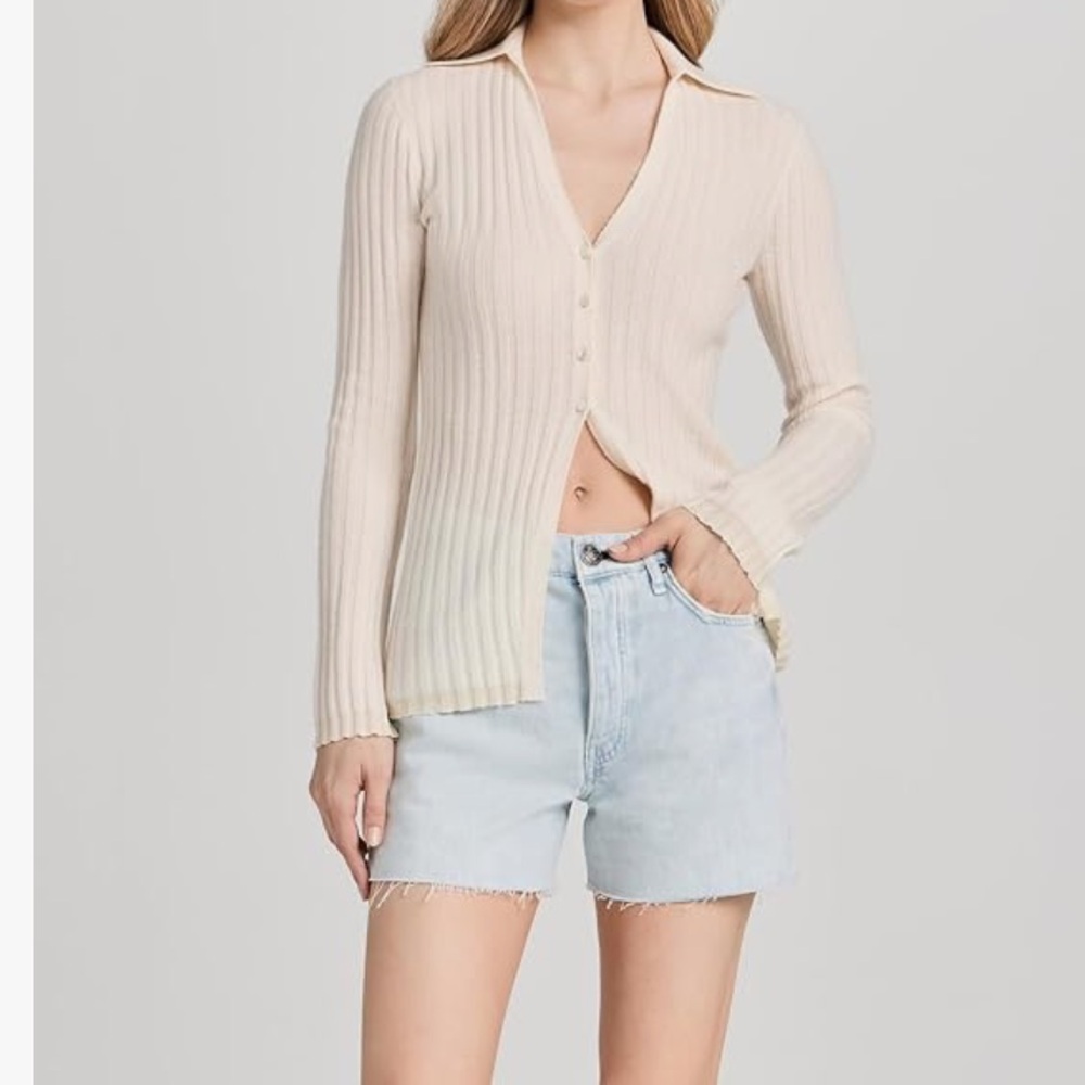 Rag & Bone Vintage Cut-off Light Denim Short - Picture 3 of 8